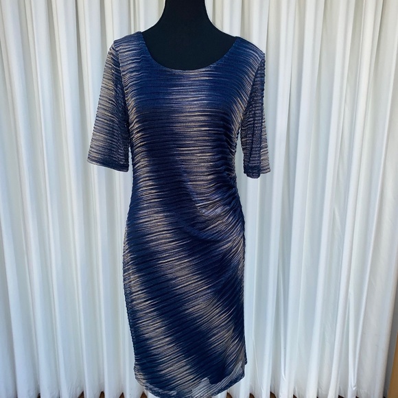 Bodycon Dress with Ruched Side - Picture 1 of 8